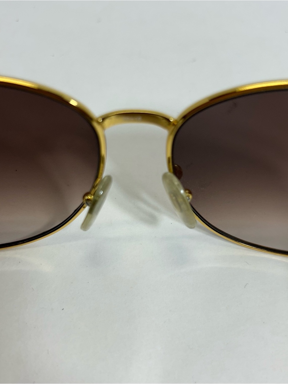 Vintage Laura Biagiotti Sunglasses Metal Frame Gradiant brown Rare T601/SP04 - Picture 5 of 13